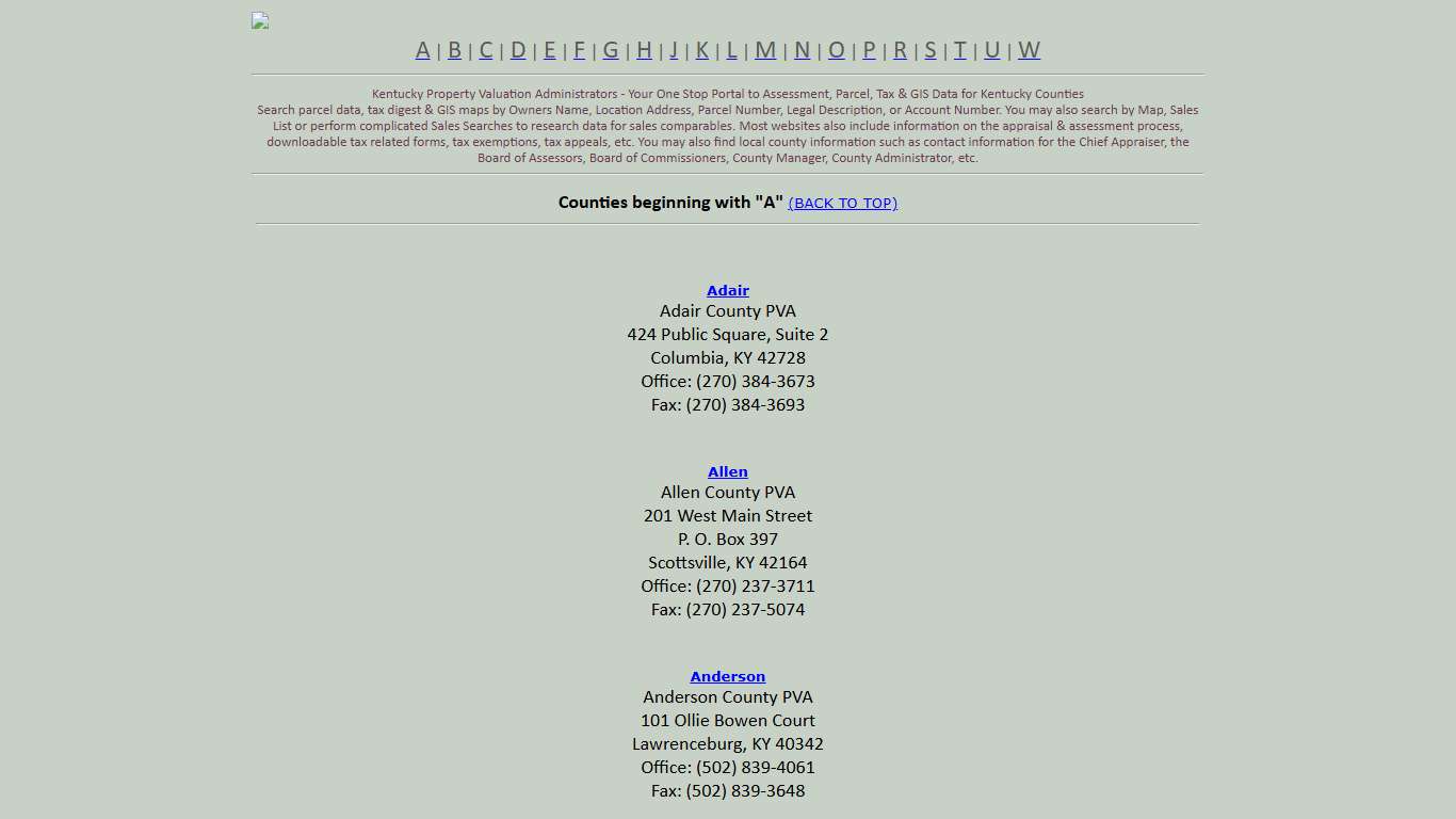Kentucky Property Valuation Administrators