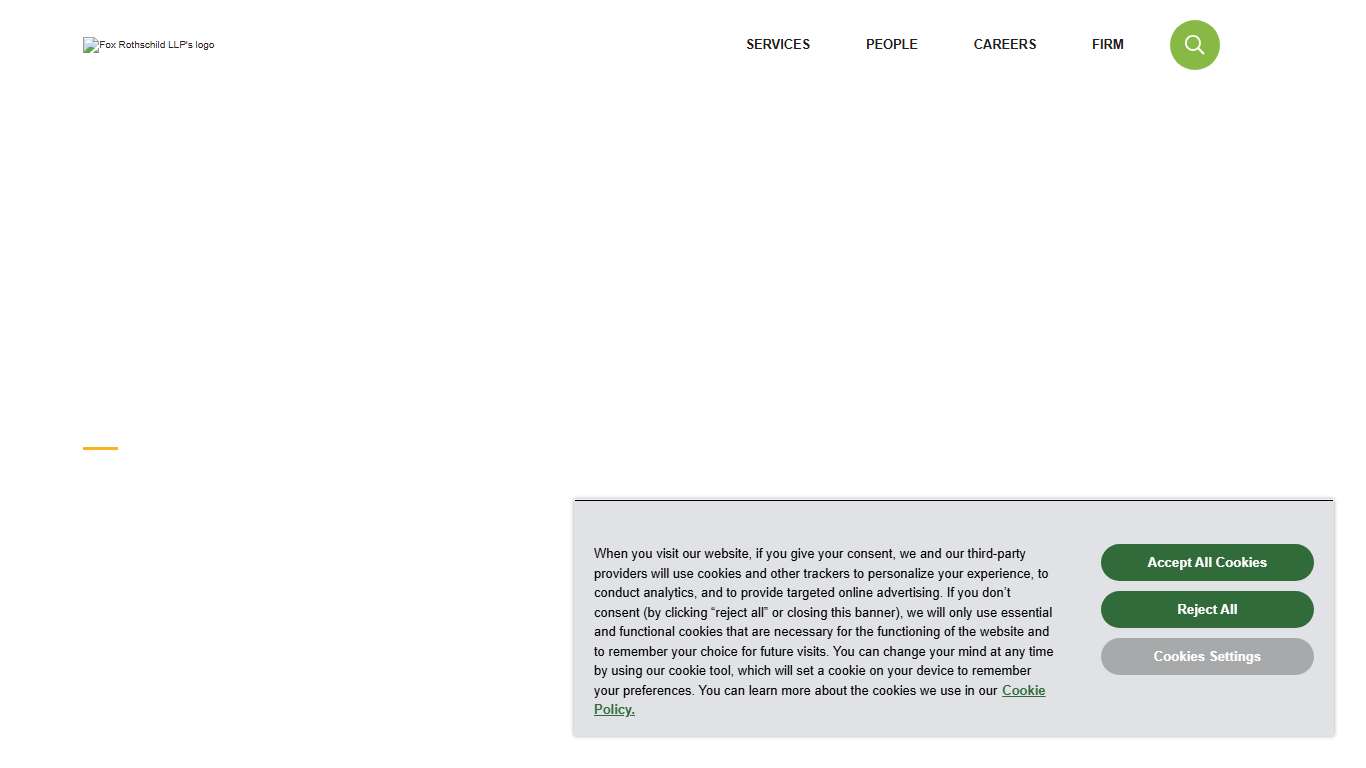 Fox Rothschild LLP — Attorneys at Law